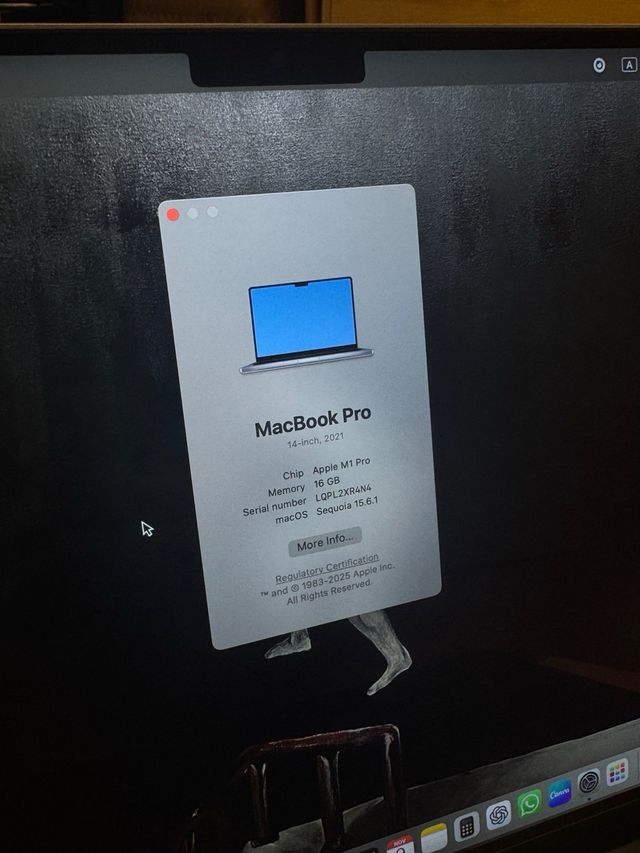 MacBook Pro 14" M1 Pro (Gris Especial)