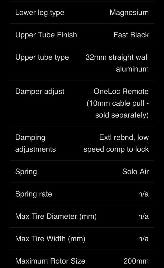 Horquilla Rock Shox Reba 100mm 29