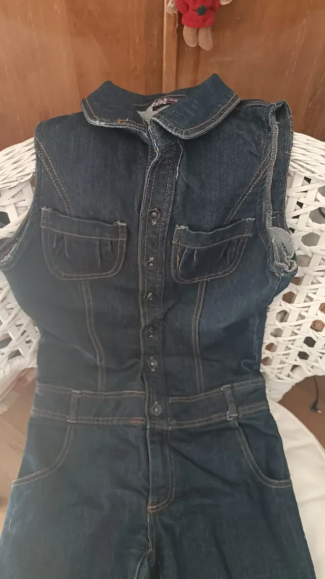 Vestido vaquero sin mangas