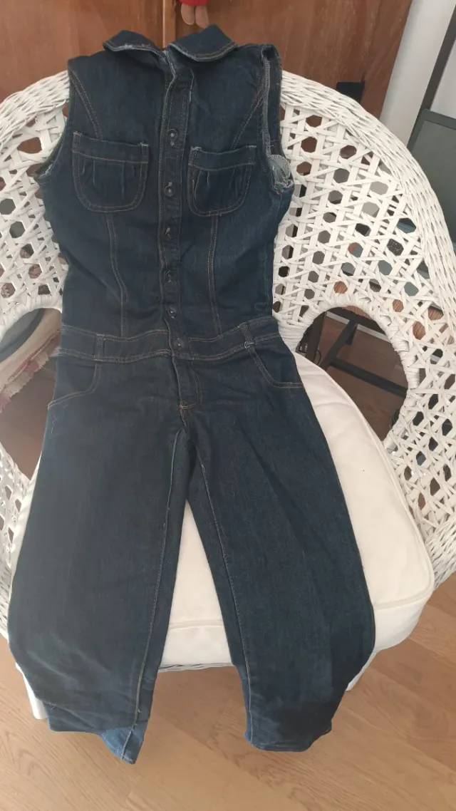 Vestido vaquero sin mangas