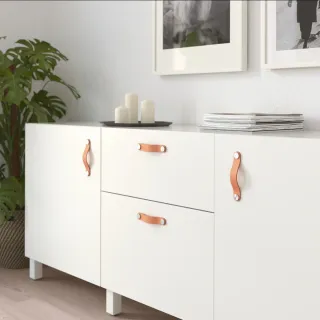 Tiradores Ikea Osternas Piel 153mm