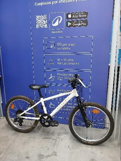 Bicicleta niños 20 Pulgadas MTB Rockrider ST 120 Blanco