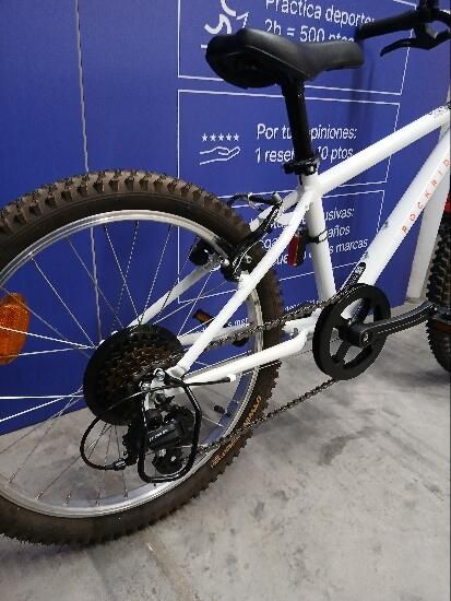 Bicicleta niños 20 Pulgadas MTB Rockrider ST 120 Blanco