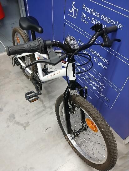 Bicicleta niños 20 Pulgadas MTB Rockrider ST 120 Blanco