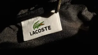 Borsa a tracolla Lacoste nera