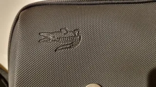 Borsa a tracolla Lacoste nera