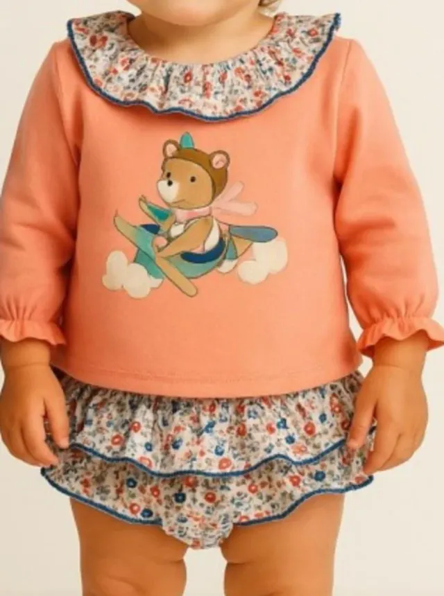 Conjunto Ropita Bebé Pato Gingham