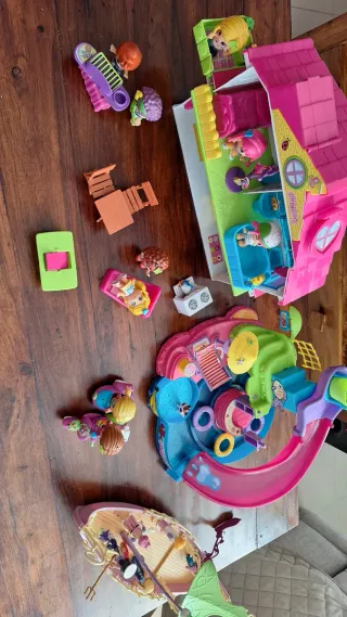 Juguetes casa y barco pin y pon