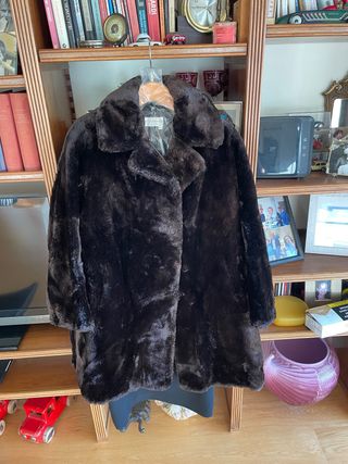 Vera pelliccia di castoro lunghezza cm.90