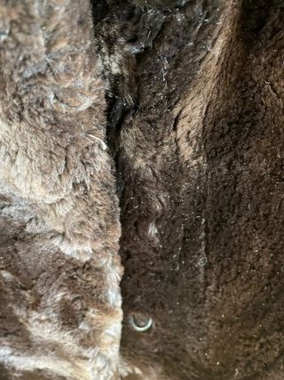 Vera pelliccia di castoro lunghezza cm.90