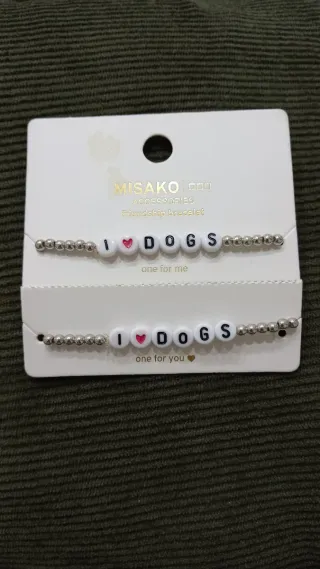 Nuevas Pulseras I Love Dogs