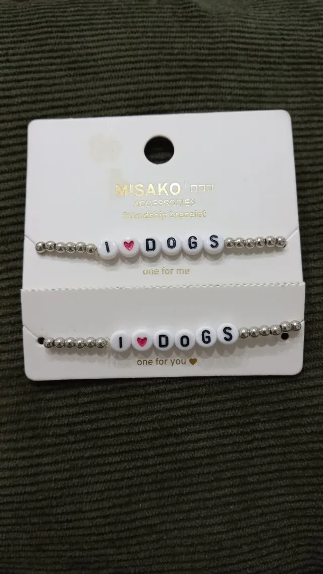 Nuevas Pulseras I Love Dogs
