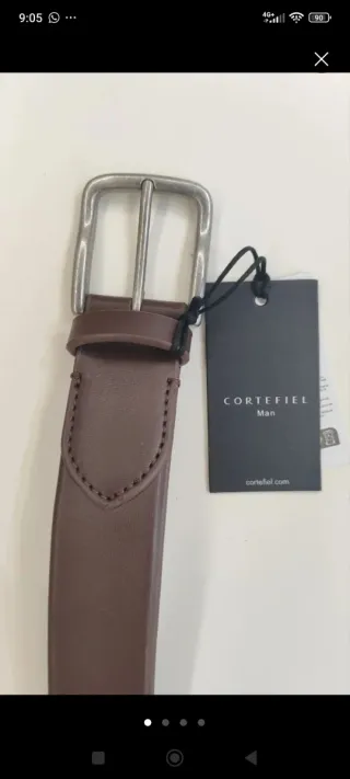 Cinturón Cortefiel Hombre Marrón NUEVO A ESTRENAR