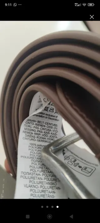 Cinturón Cortefiel Hombre Marrón NUEVO A ESTRENAR