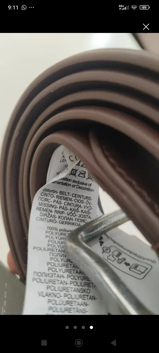 Cinturón Cortefiel Hombre Marrón NUEVO A ESTRENAR