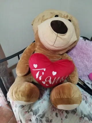 Peluche Orsacchiotto Gigante con Cuore Rosso
