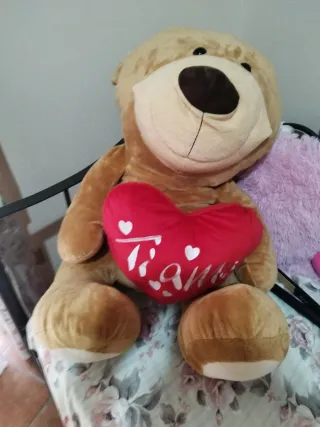Peluche Orsacchiotto Gigante con Cuore Rosso