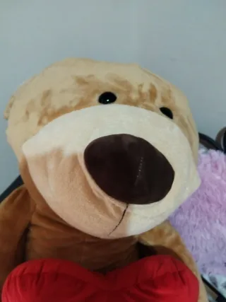 Peluche Orsacchiotto Gigante con Cuore Rosso