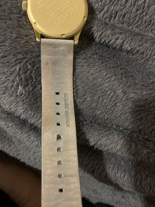 Reloj Nixon Cuero Beige/Dorado Hombre