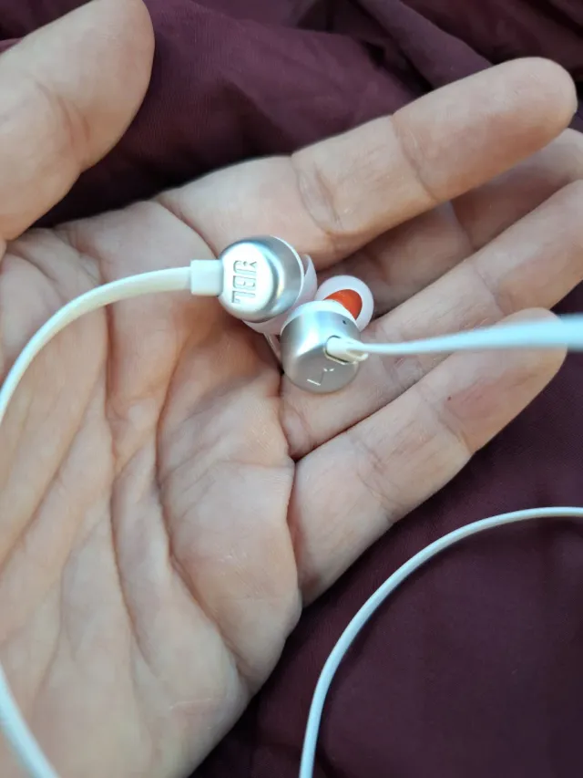 Auriculares JBL TUNE 310C USB-C Plata