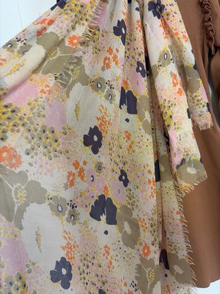 Sciarpa floreale donna