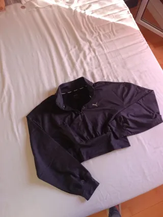 Sudadera Puma Mujer Morado/Gris