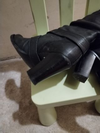 Stivali donna pelle nero taglia 37