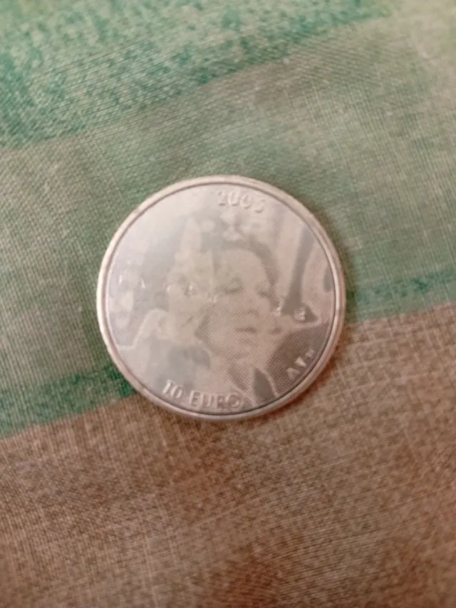Moneda 10 euros Holanda 2005 Beatrix