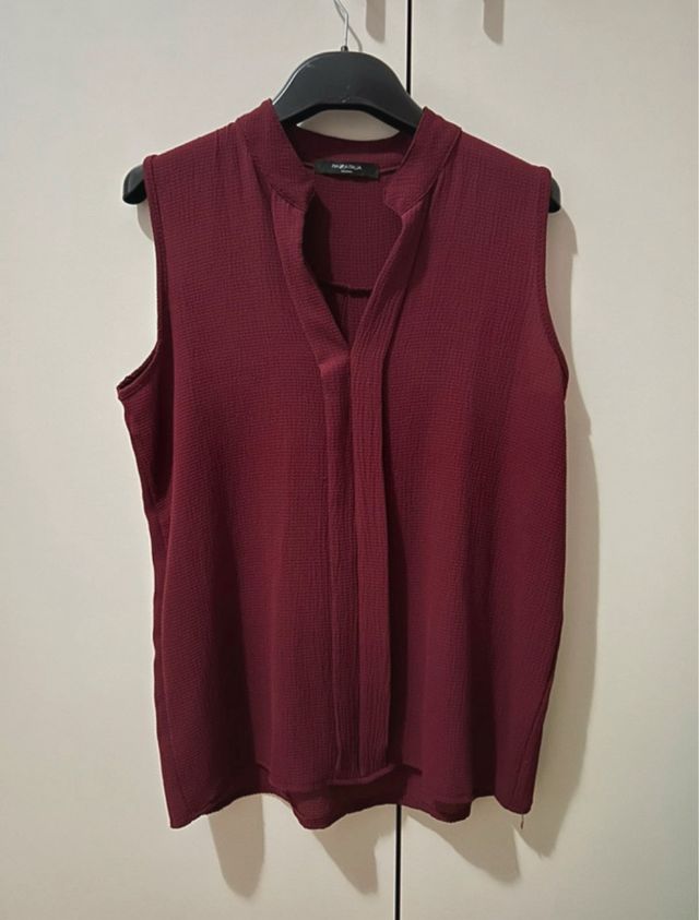 Bluse Piazza Italia rossa taglia M