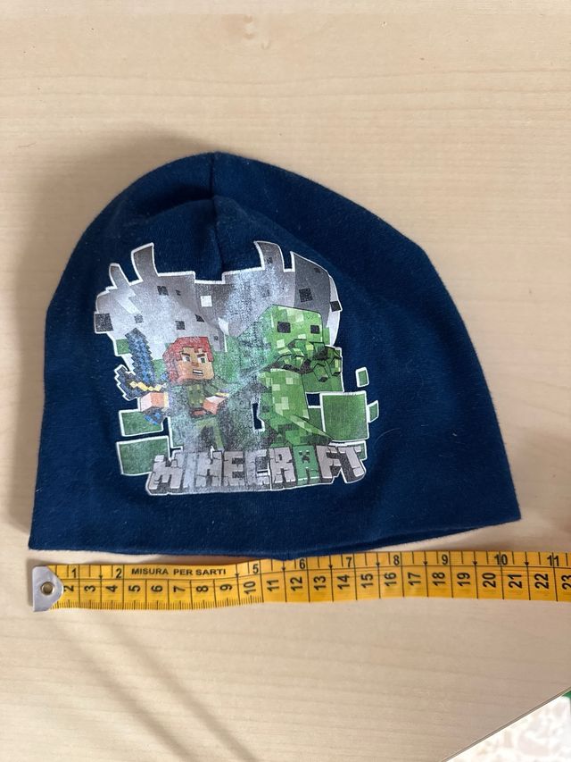 Cappellino Minecraft blu