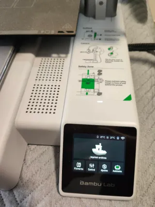 Impresora 3D Bambu Lab mini Gris/Blanca