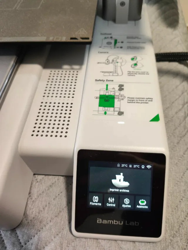 Impresora 3D Bambu Lab mini Gris/Blanca