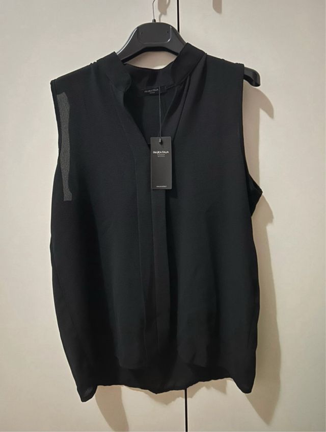 Blusa Piazza Italia nera taglia M