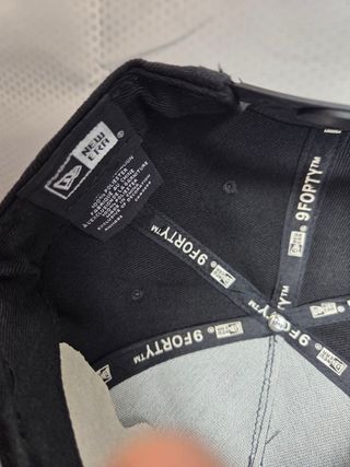 Gorra New Era NY LA Negra Plata