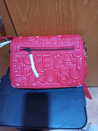 Bolso Desigual logo rojo