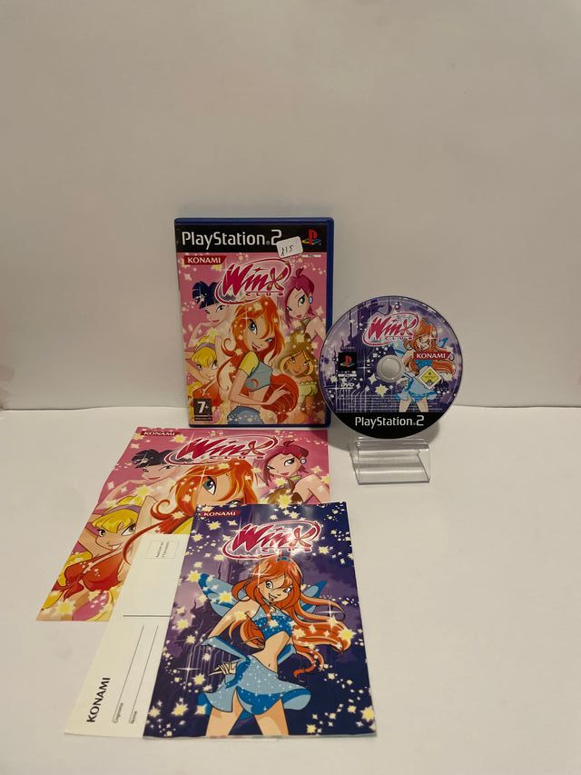 Winx Club PS2 Play Station 2 - Completo + Póster