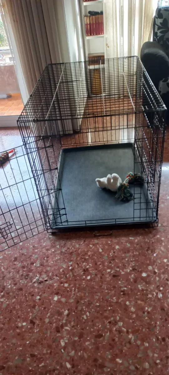 Jaula XL para perros negra