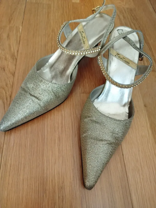 Zapatos de fiesta Santino dorados/plateados