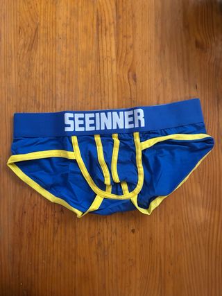 Slips SEEINNER hombre azul y amarillo