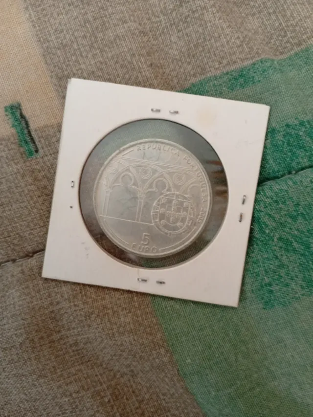 5 euros Portugal plata 2005