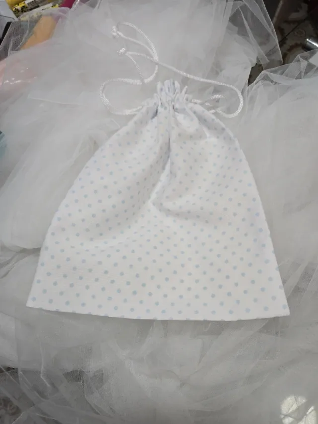 Bolsa de merienda con lunares