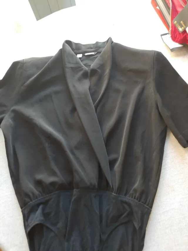 Body camisa negro
