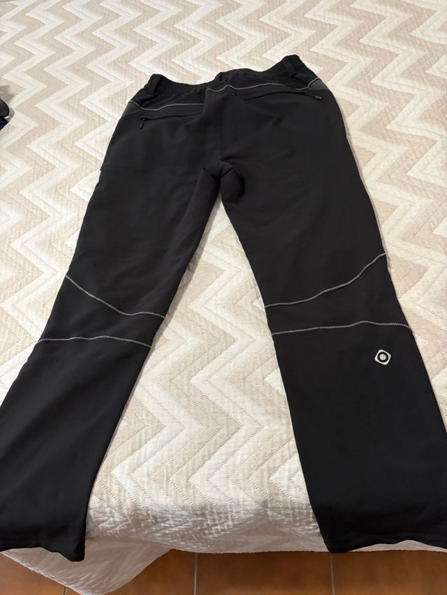 Pantalón hombre senderismo trekking IZAS negro