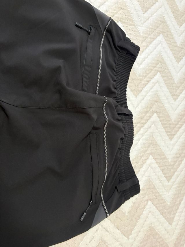 Pantalón hombre senderismo trekking IZAS negro
