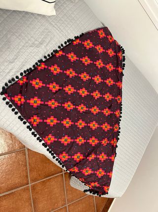 Pañoleta desigual multicolor