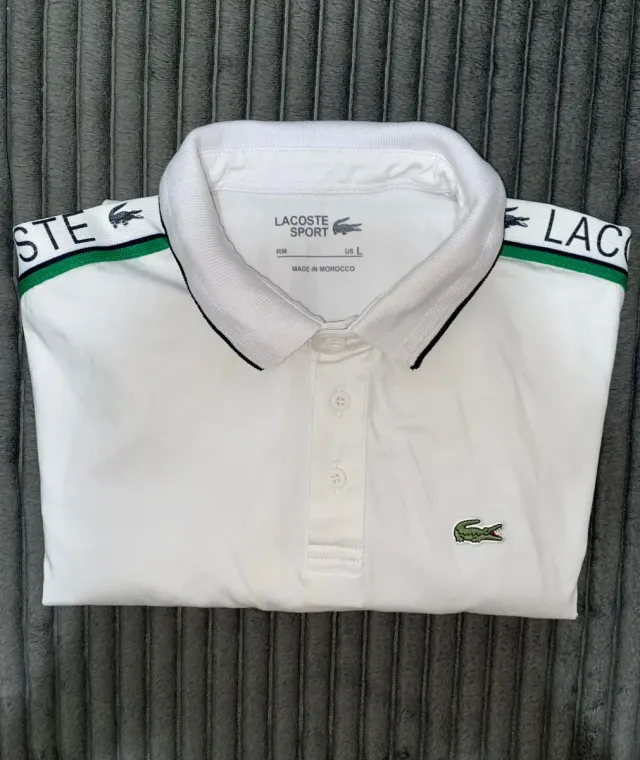 Camiseta Lacoste Sport Blanca