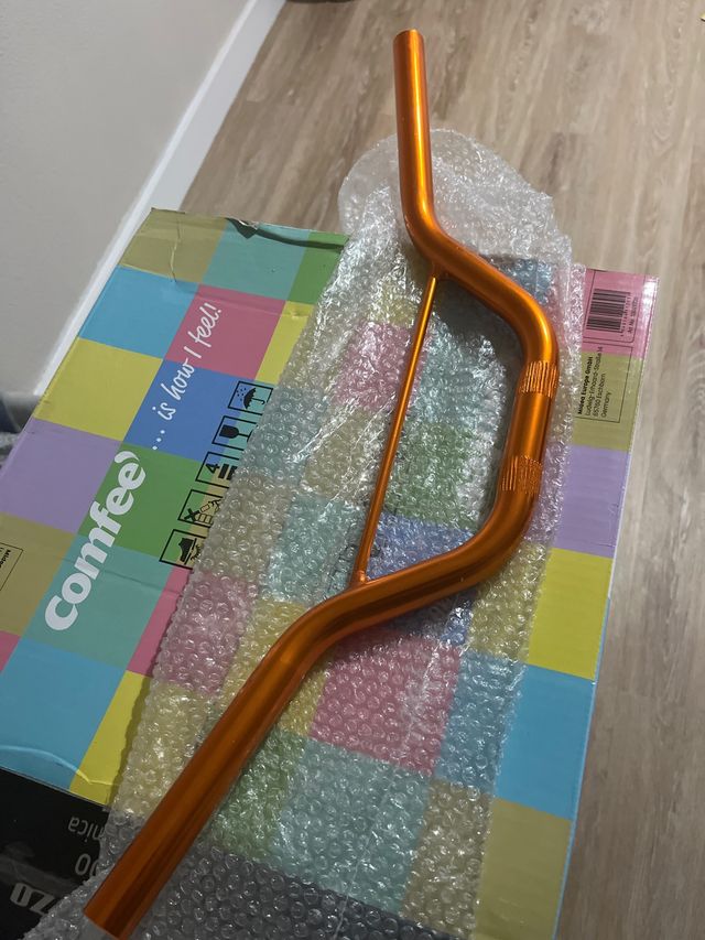 Manillar Aluminio Moto 22mm 7/8 Naranja