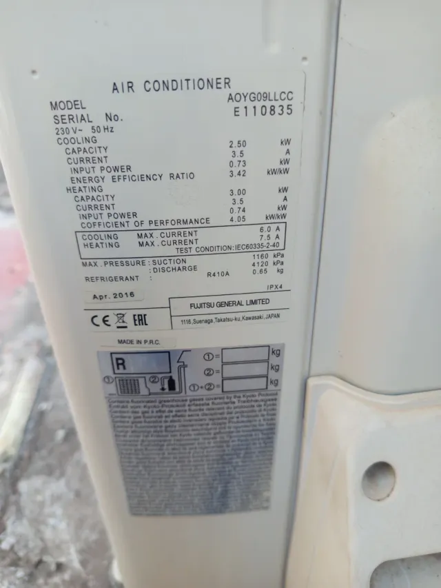 Aire Acondicionado Fujitsu