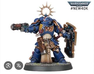 Warhammer 40k Teniente Primaris y Guardia Real