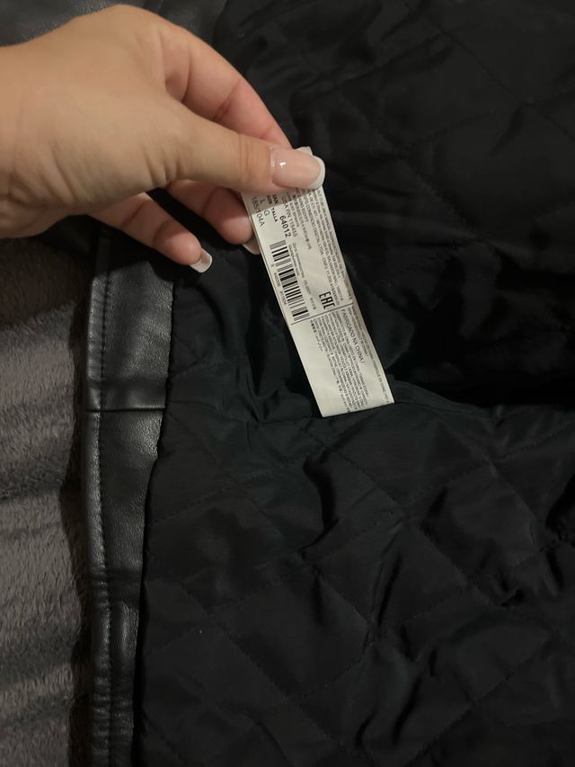 Cazadora Mango Hombre Talla L Negra